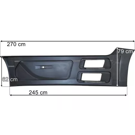 Mercedes Actros MP4 MP5 Seitenverkleidung Abdeckung Links Grau