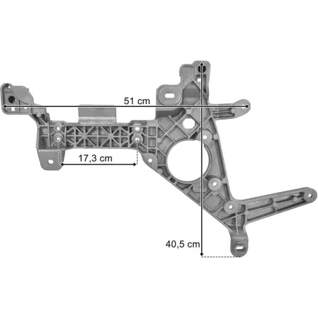 Mercedes Actros MP4 / MP5 Bumper Bracket RH