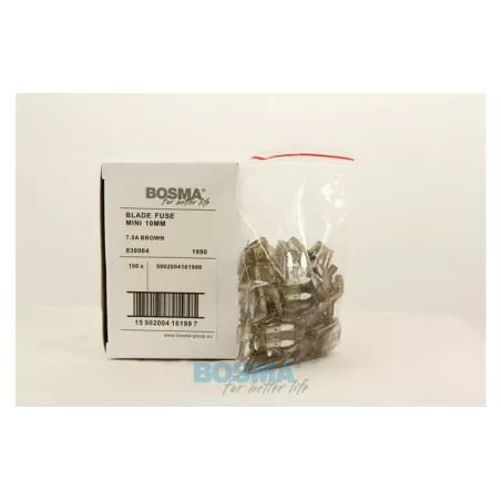Bosma Flat Fuse Mini 7.5A Brown