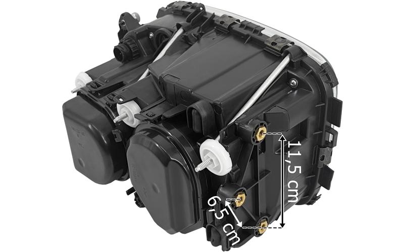 Mercedes Actros MP3 Headlamp RH (Manual Adjustment)