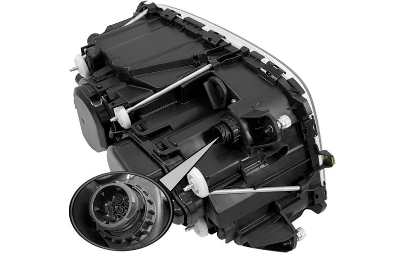Mercedes Actros MP3 Reflektor Lewy (Sterowany Elektrycznie)