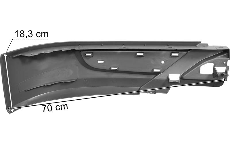 Mercedes Actros MP3 Spoiler Lewy Niski