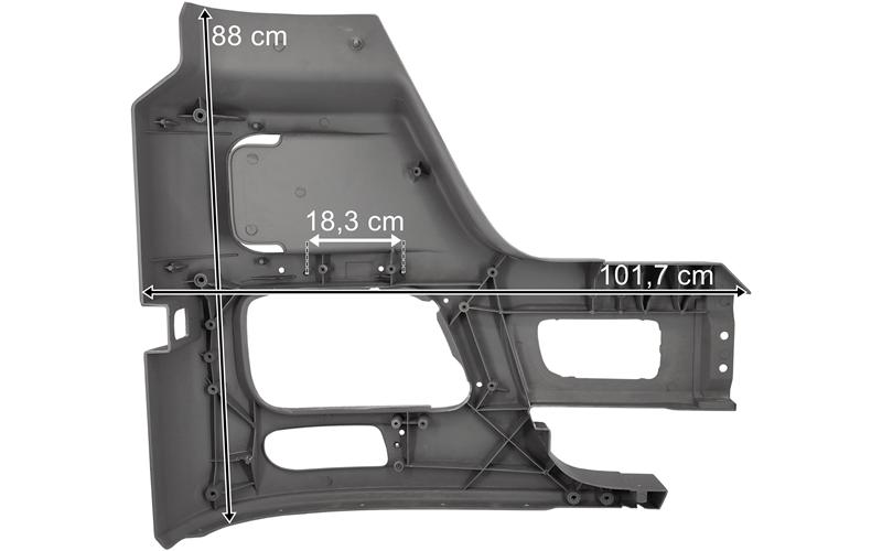Mercedes Actros MP3 Mega Space Stoßstange Links