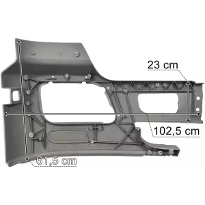 Mercedes Actros MP3 Bumper Without Fog Lamp Hole LH