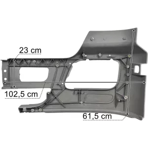 Mercedes Actros MP3 Bumper Without Fog Lamp Hole RH