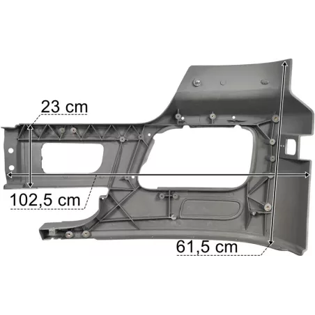 Mercedes Actros MP3 Zderzak Prawy Bez Otworu Na Halogen