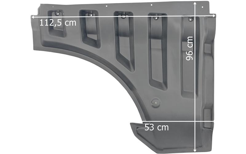 Mercedes 963 MP4 / MP5 Türverlängerung Links (Grau)