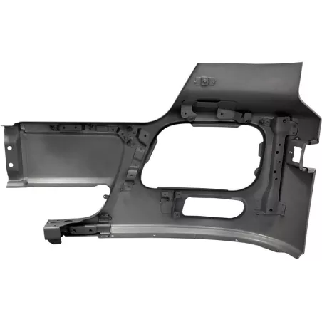 Mercedes Actros MP3 RH Metal Bumper (With Fog Lamp Hole)