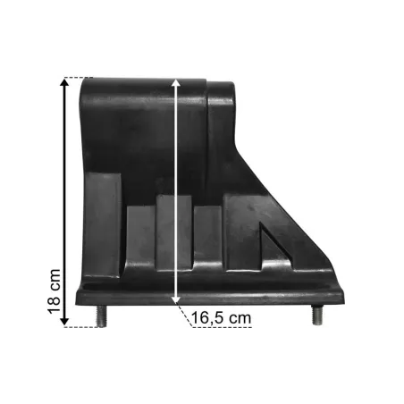 Mercedes Actros MP3 НИЖНЯЯ ПОДВЕСНАЯ СТУПЕНЬ ДЛЯ СТРОИТЕЛЬНОЙ ВЕРСИИ (КОРОТКАЯ 18 cm)