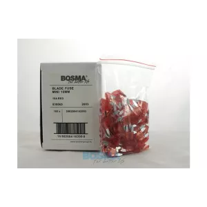 Bosma Bezpiecznik Płaski Mini 10A Czerwony