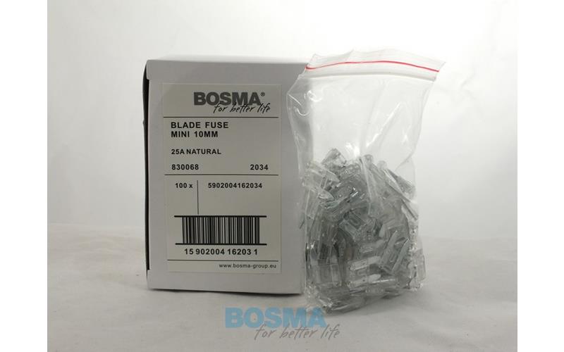 Bosma Fusible Plano Mini 25A Transparente