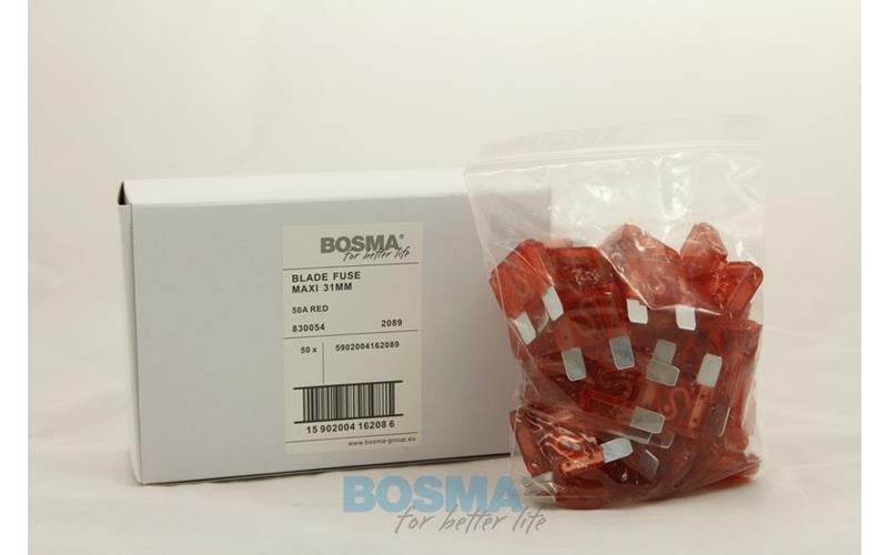 Bosma Flachsicherung Maxi 50A Rot
