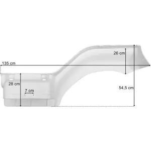 Renault Midlum 12t / Volvo FL Wnęka Stopnia Górna Prawa
