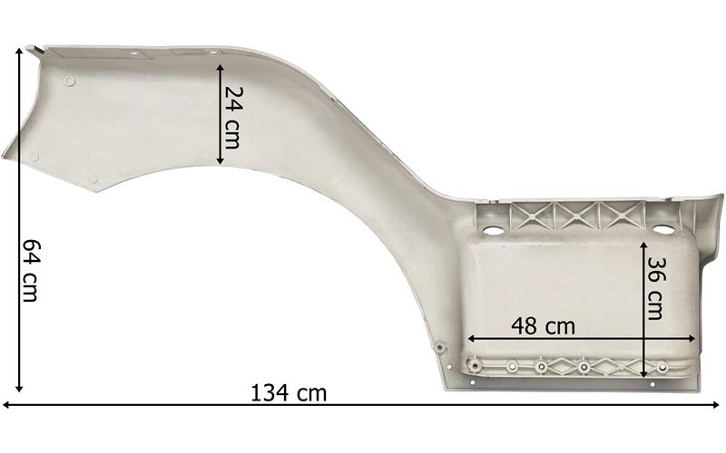 Renault Midlum 7.5t Wnęka Stopnia Lewa