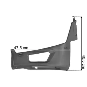 Renault Gama D Puntera Paragolpes Dch con Agujero para Piloto Antiniebla