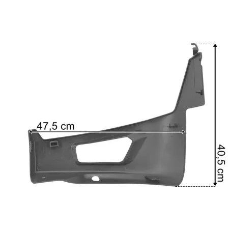 Renault Gama D Narożnik Zderzaka Prawy z Halogenem