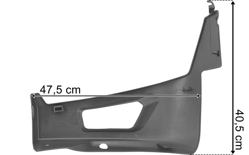 Renault Gama D Bumper Corner RH With Fog Lamp Hole