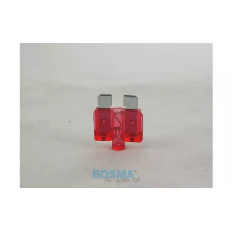 Bosma Fusible Plano Standard con Indicador de Fusión 10A Rojo