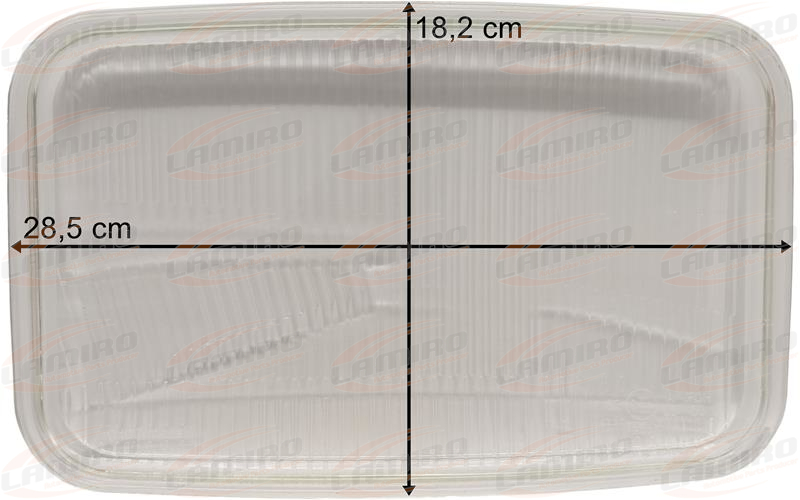 Mercedes 814 914 LK Headlamp Glass RH