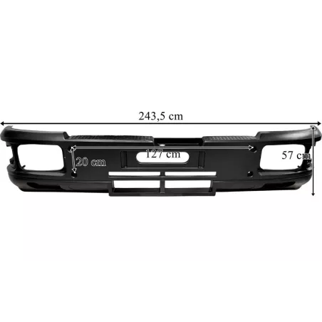 MAN F90 Front Bumper Without Fog Lamp Holes