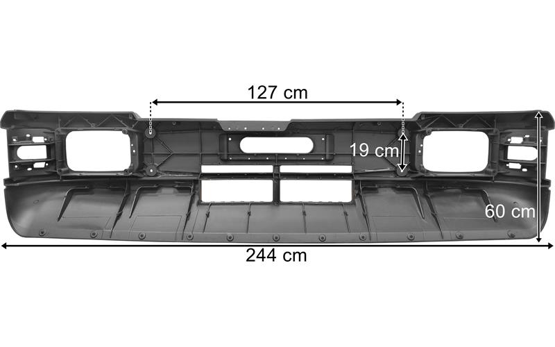 MAN F90 Front Bumper Without Fog Lamp Holes
