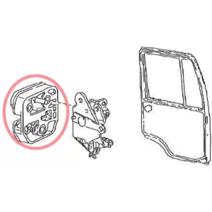 MAN L2000 / LE2000 External Door Lock LH