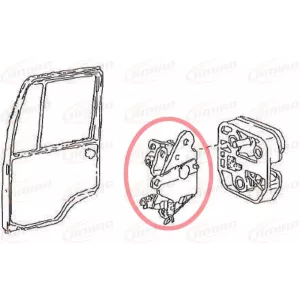 MAN L2000 / LE2000 Internal Door Lock LH