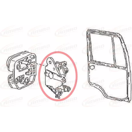 MAN L2000 / LE2000 Internal Door Lock RH