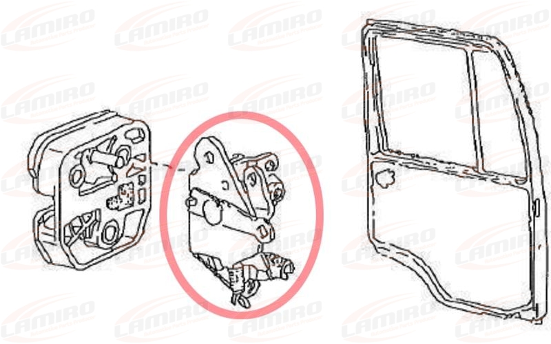 MAN L2000 / LE2000 Internal Door Lock RH