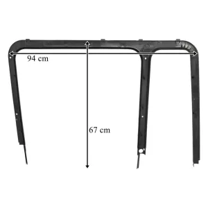 MAN F90 / F2000 RH Door Window Frame
