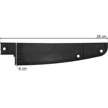 MAN F2000 Zaślepka Spoilera 25cm Prawa
