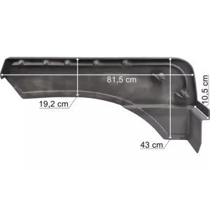 MAN F2000 Mudguard Wide Cab LH
