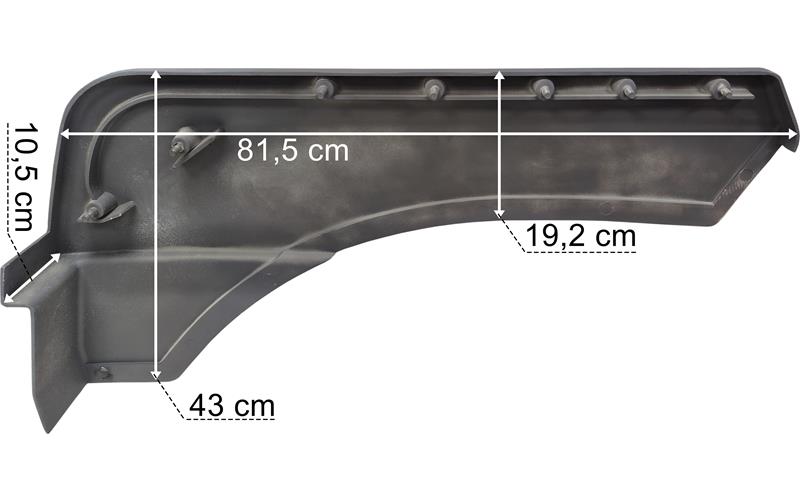MAN F2000 Błotnik Szeroka Kabina Prawy