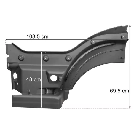 MAN TGL 12t Upper Step RH (Wide)