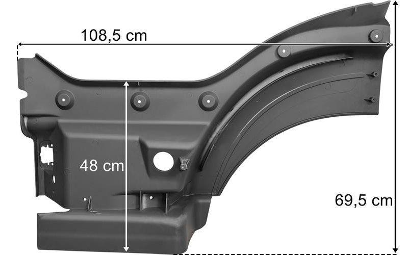 MAN TGL 12t Upper Step RH (Wide)