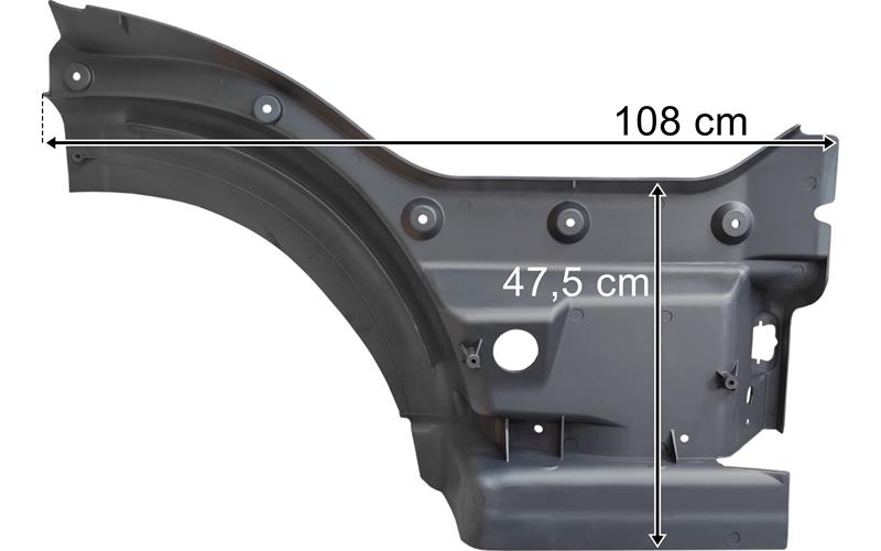 MAN TGL 12t Upper Step LH (Narrow)