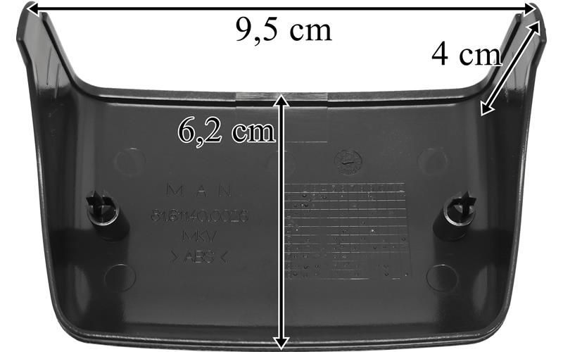 MAN TGL / TGM / TGA Tapa de Bisagra de Conjunto de Parrilla / Calandra Dch / Izq