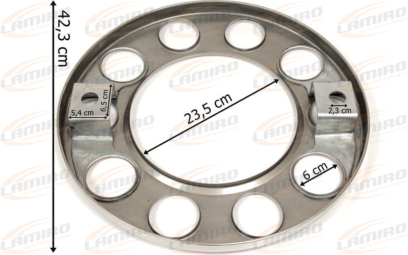 Stainless Steel Wheel Cover 10 Holes 22.50