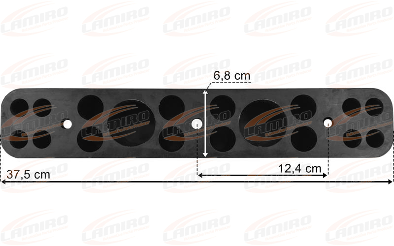 Rammpuffer Gummipuffer Anfahrpuffer Anhänger Auflieger Heck Schmitz 375x65x68