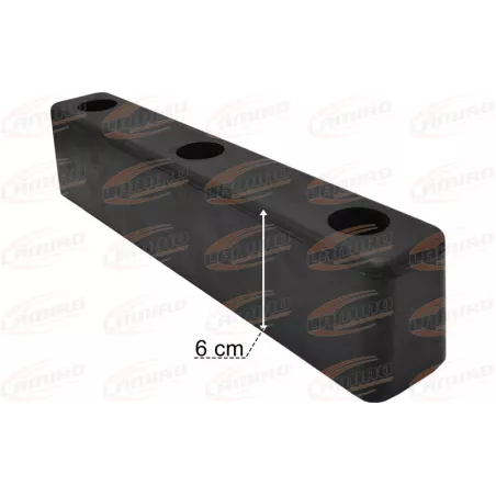 Rubber Buffer 300x52x60 3 Bolts