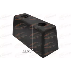 Rubber Buffer 200x80x80 2 Holes