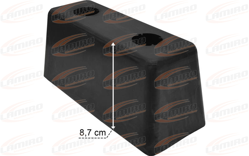 Rubber Buffer 200x80x80 2 Holes