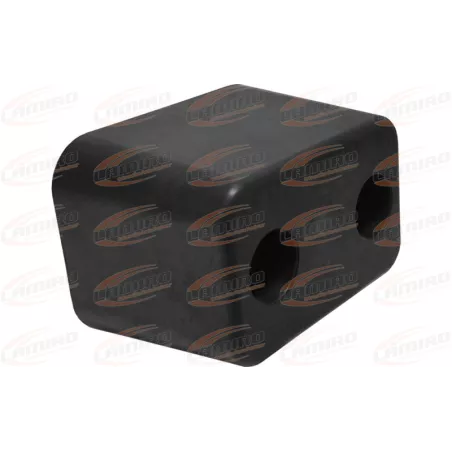 Tope de Goma 125x85x85 2 Agujeros