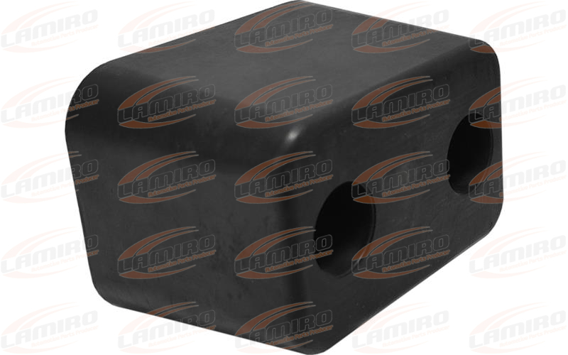 Odbój / Odbojnik 125x85x85 (Gumowy, 2 Otwory)