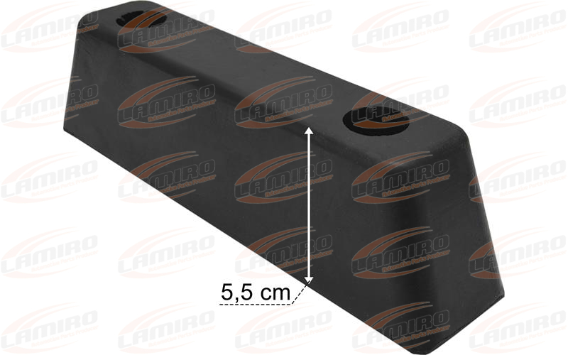 Odbój / Odbojnik 210x50x55 (Gumowy, 2 Otwory)