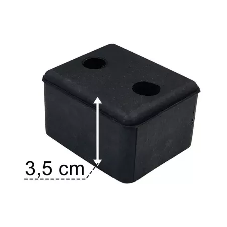 Tope de Goma 200 / 230mm 2 Agujeros