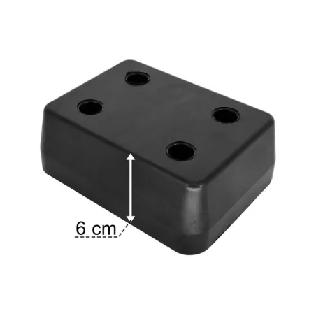 Tope de Goma 130x170x60 4  Agujeros
