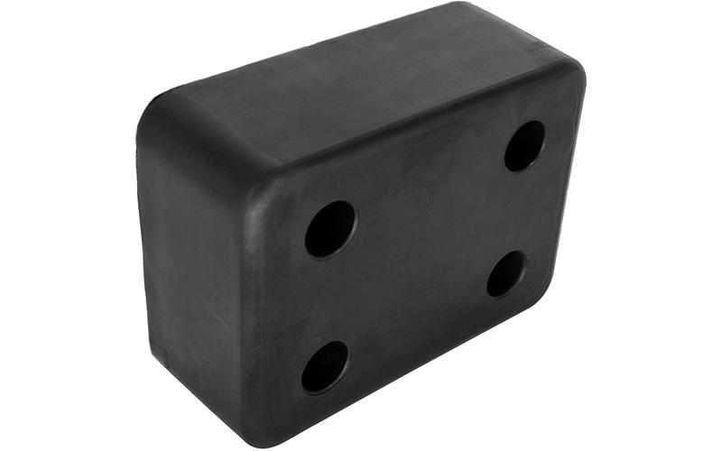 Tope de Goma 200x150x80 4  Agujeros