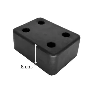 Tope de Goma 200x150x80 4  Agujeros