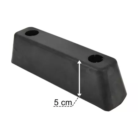Rubber Buffer 210x50x50 2 Holes